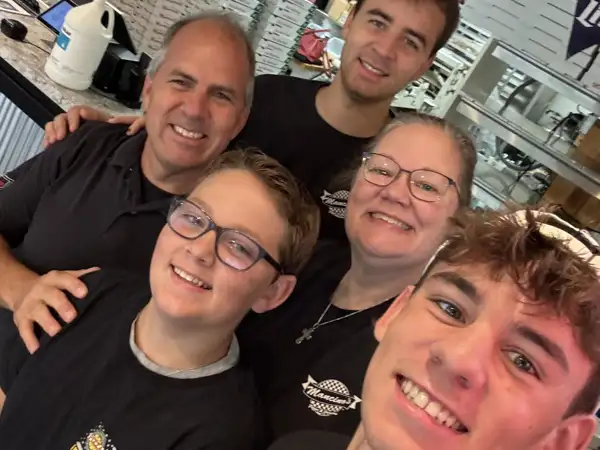 Family-owned Mancino's team.